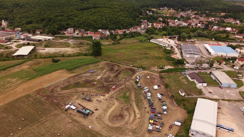 Croatia Enduro Park i enduro staze u Otočcu snimljene iz zraka