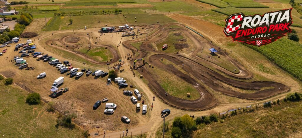 Croatia Enduro Park i enduro staze u Otočcu snimljene iz zraka